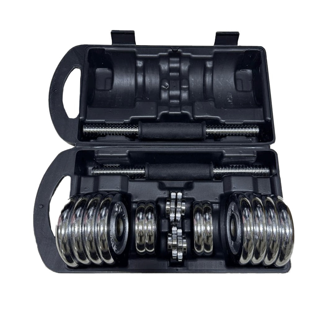 Multifunctional Adjustable Bench + 30Kg Chrome Plated Set Offer