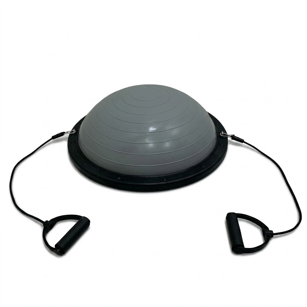 Bosu Ball Balance Training Semi-Disk with Resistance Bands
