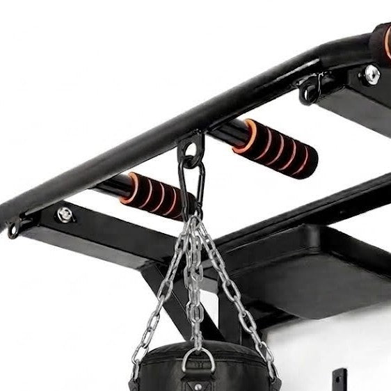 2 in 1 Wall Mounted Pull-Up Bar & Dip Station