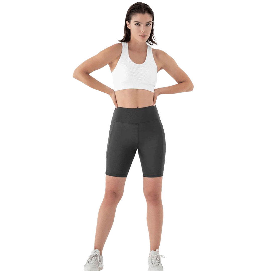 Biker Tights Pocket Shorts (D.Grey)