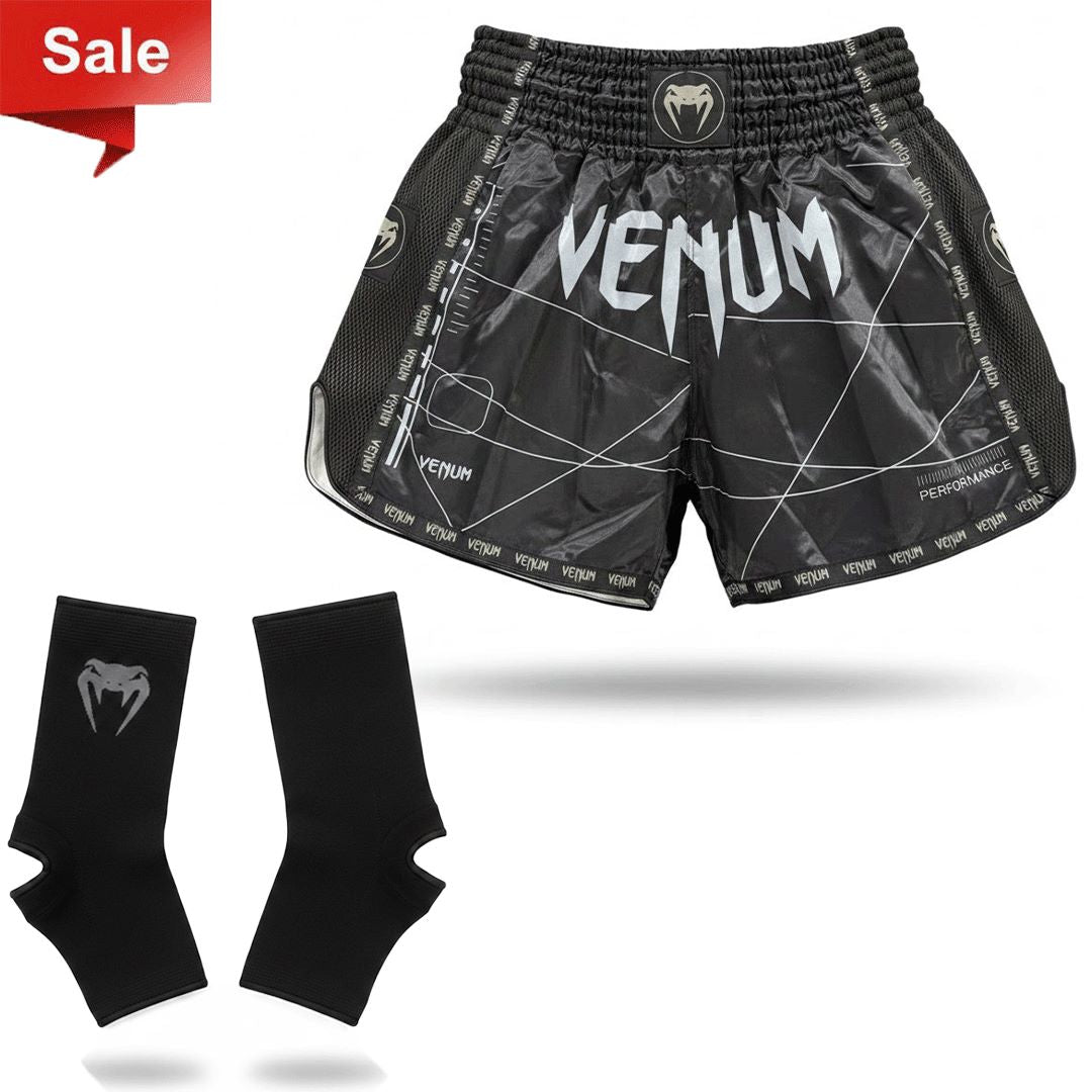 Shorts + Ankle Sleeve Offer (Boxing, MMA, Martial Arts, Muay Thai, ...)