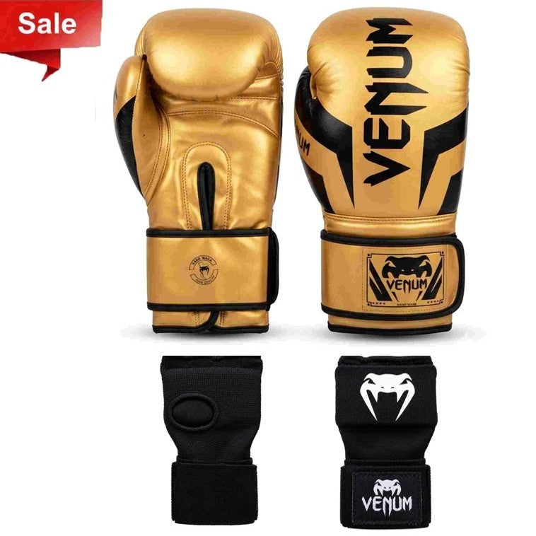 1 Pair Boxing Gloves + 1 Pair of Gel Wrap Gloves Offer