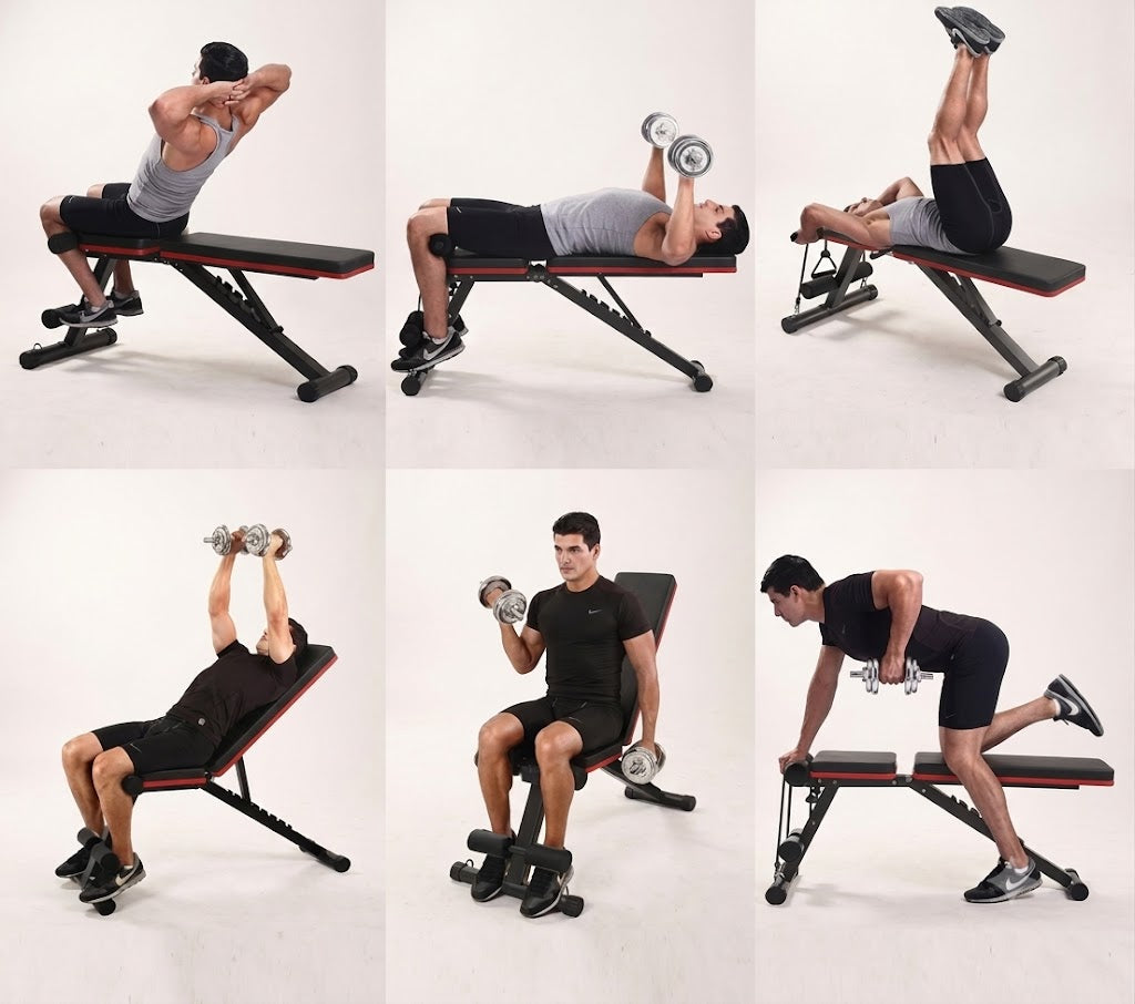 Heavy Duty Foldable Adjustable Bench