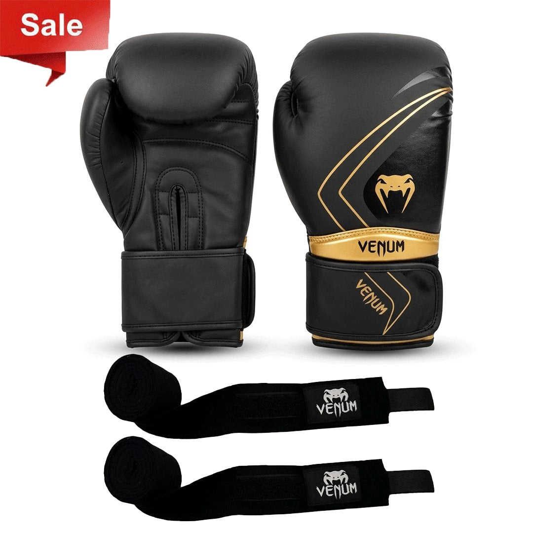 1 Pair Boxing Gloves + 1 Pair of Hand Wraps Offer