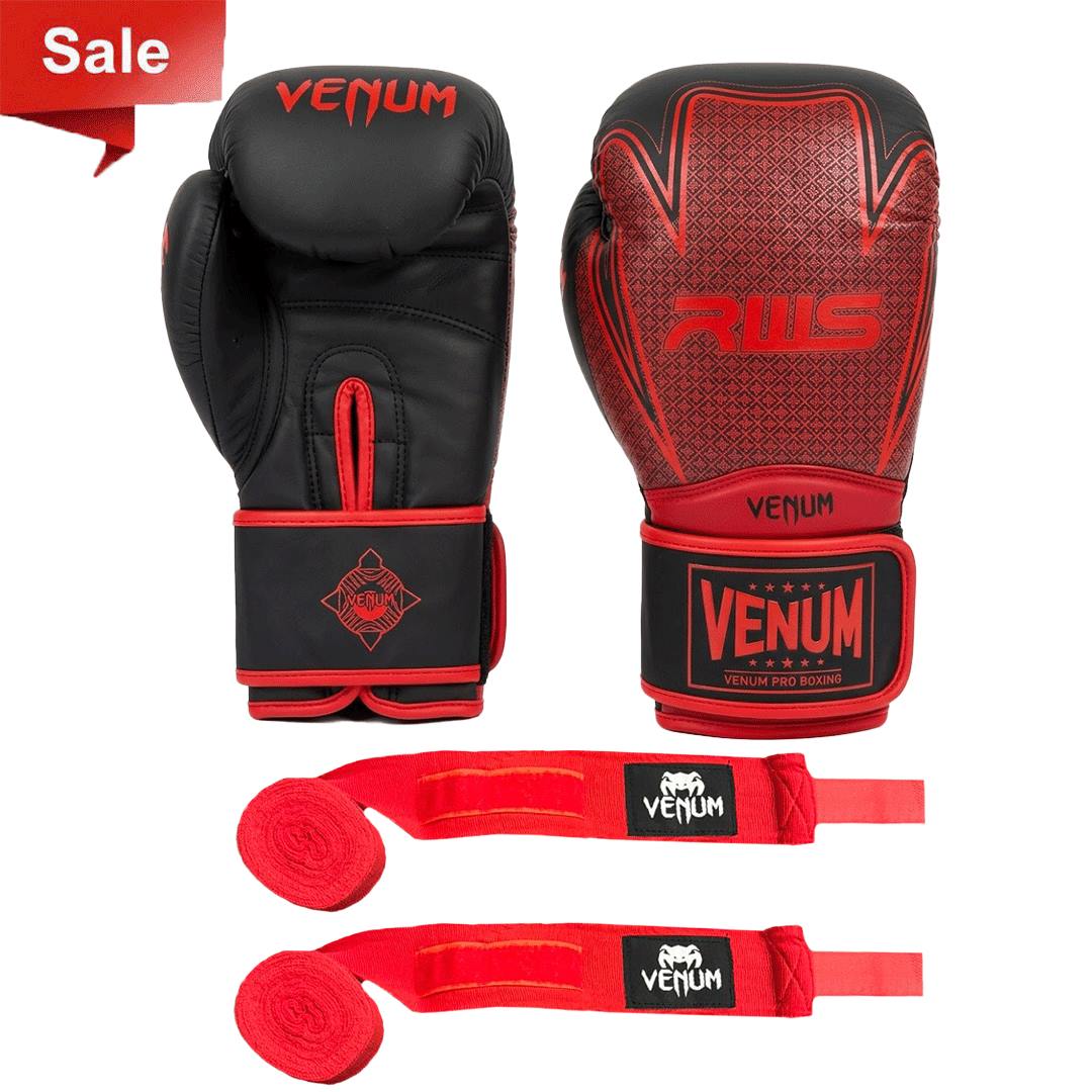 1 Pair Boxing Gloves + 1 Pair of Hand Wraps Offer