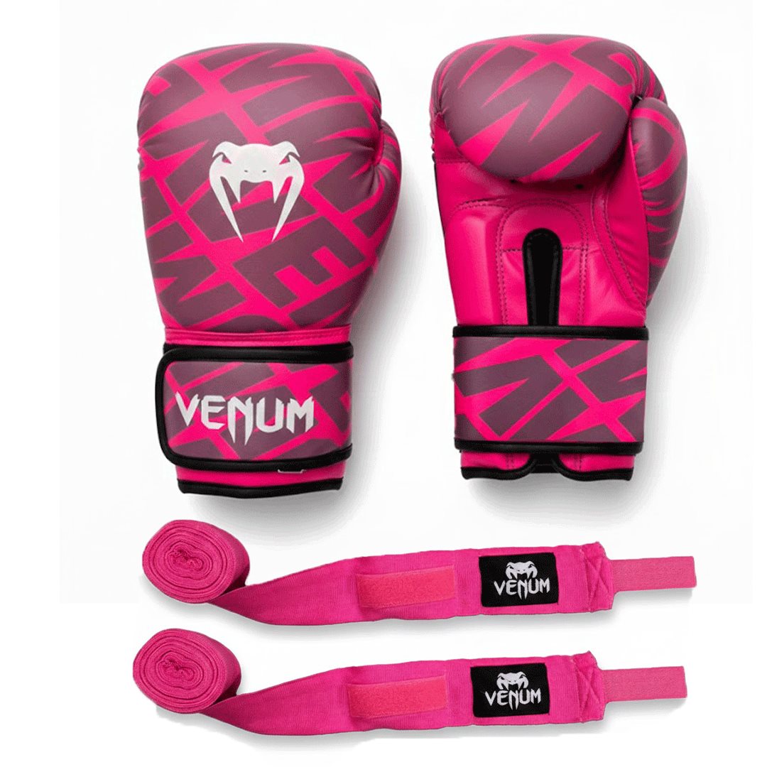 1 Pair Boxing Gloves + 1 Pair of Hand Wraps Offer