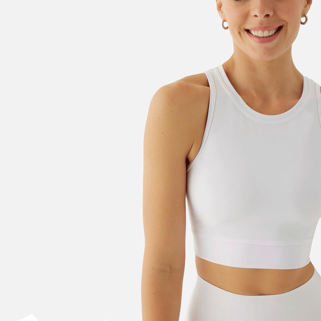 Medium Support Sports Bra White (Women)