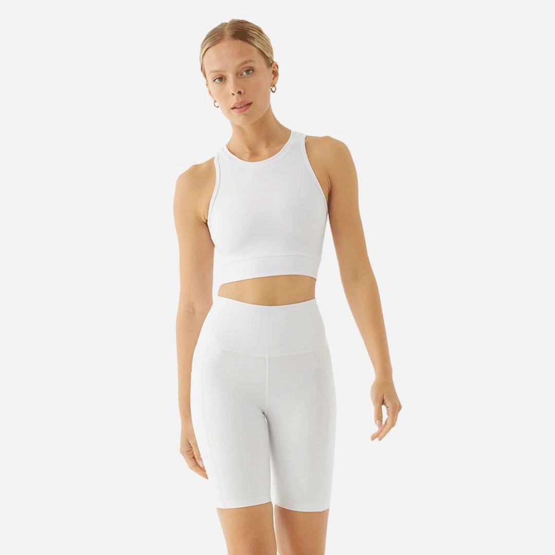 Medium Support Sports Bra White (Women)