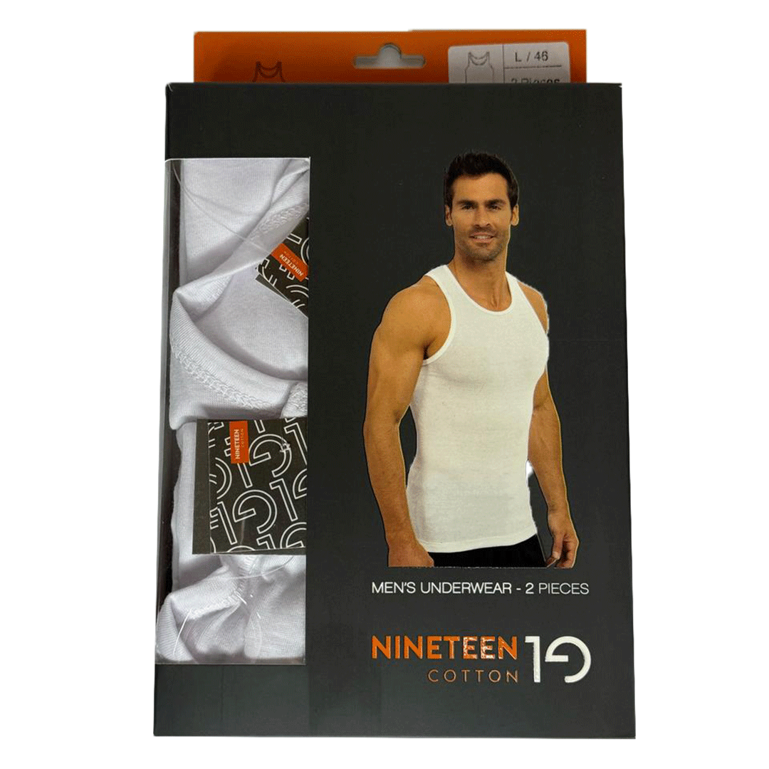 (2X) Cotton Undershirt (Men)