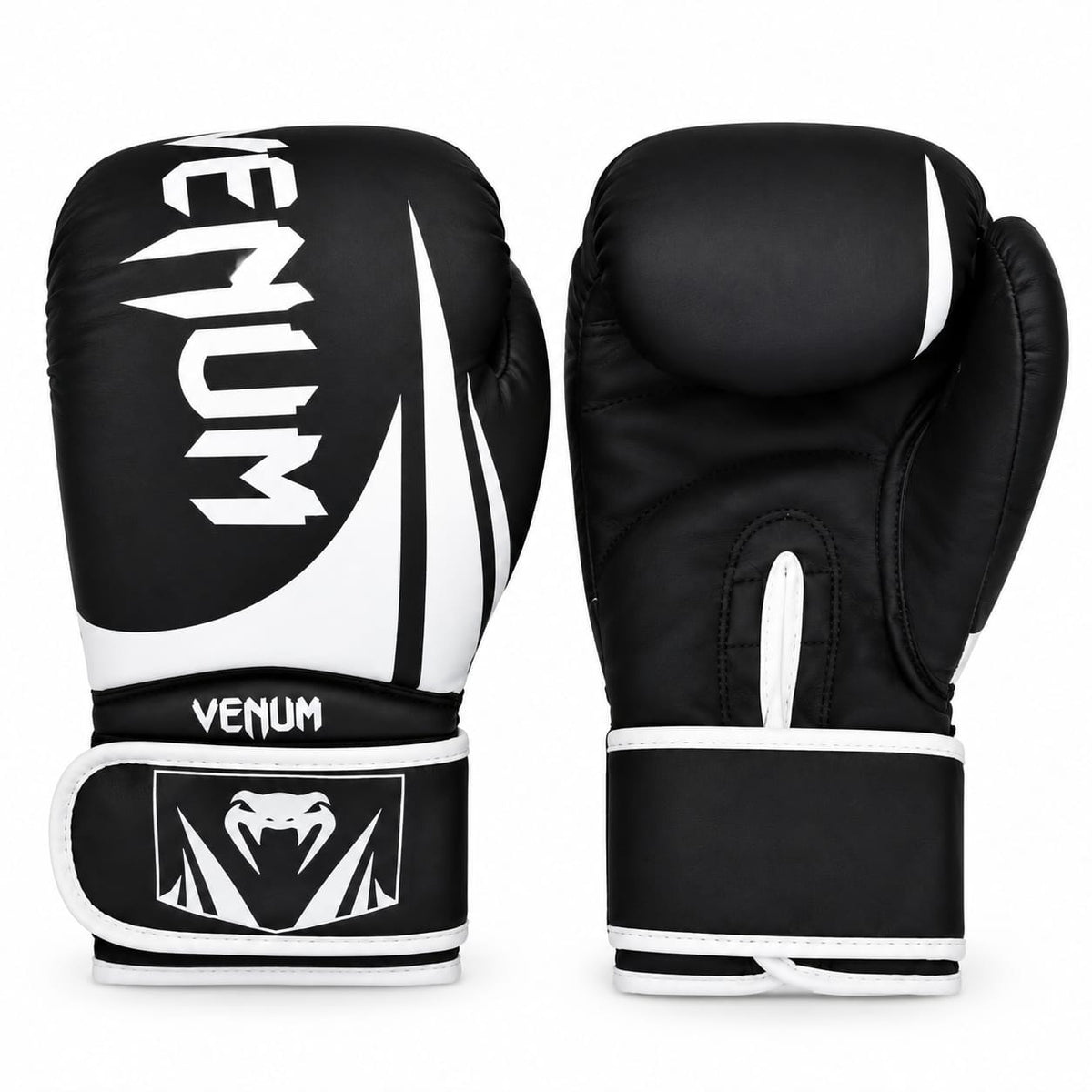 High Quality Boxing Gloves Pair (black/white)