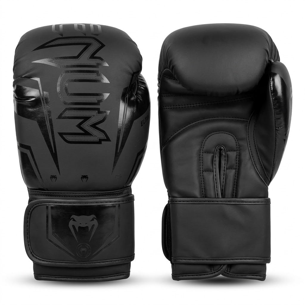 High Quality Boxing Gloves Pair (full black) (model 2)