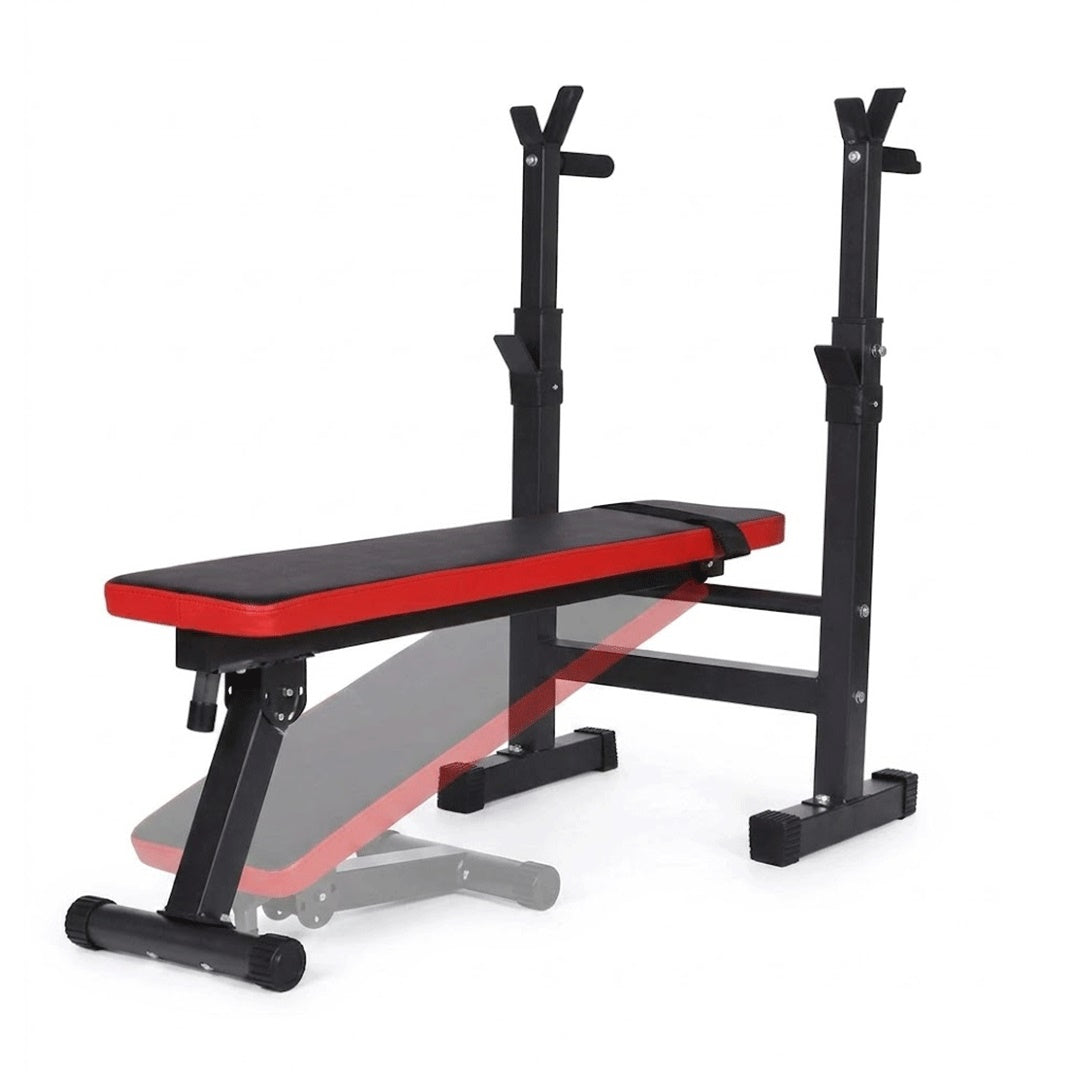 Flat & Incline Heavy Duty Adjustable Bench with Bar Stand