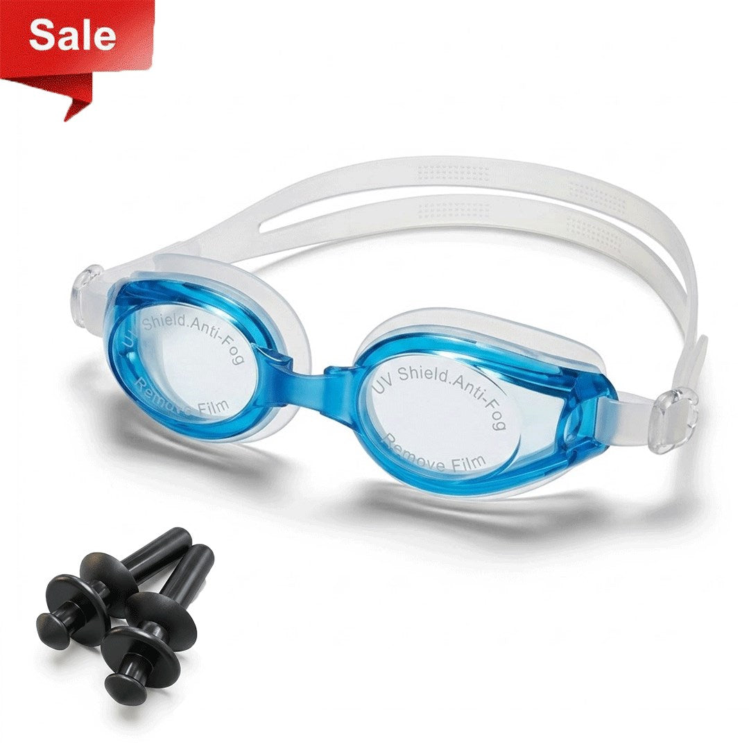 Swimming Goggles + Ear Plugs Offer (Adults)