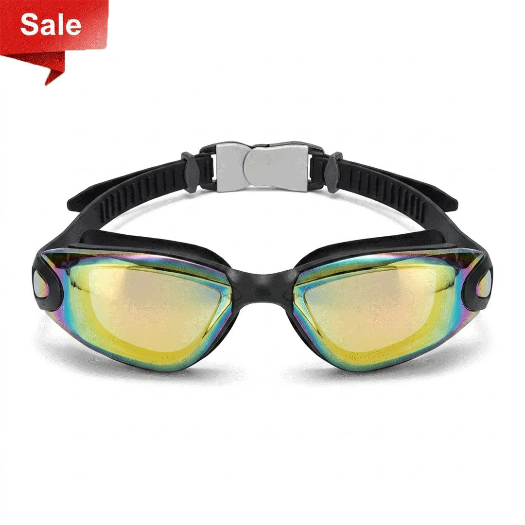 Premium Swimming Goggles (Mirrored Lenses) + Housing