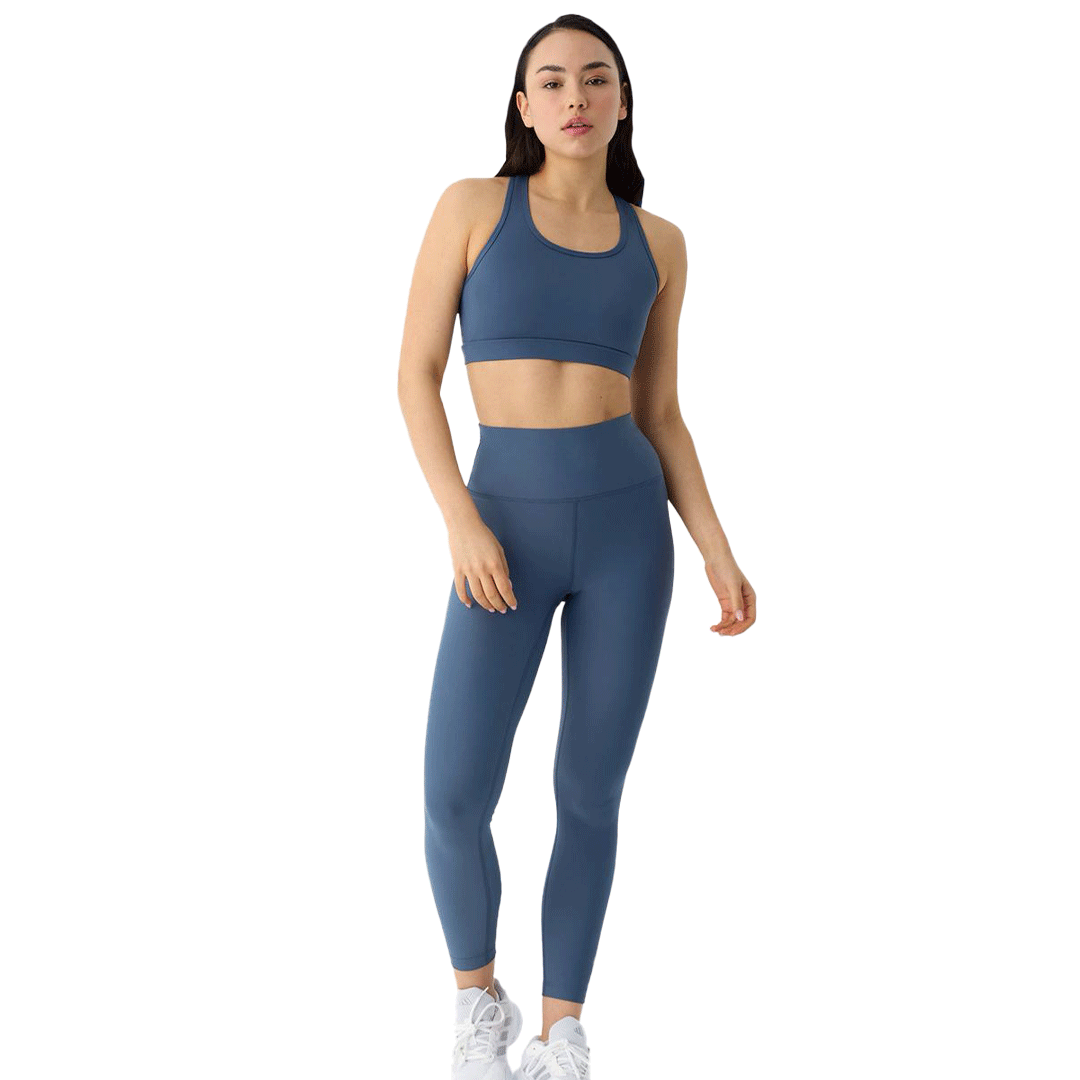 Sports Bra + Leggings Set (Petrol)