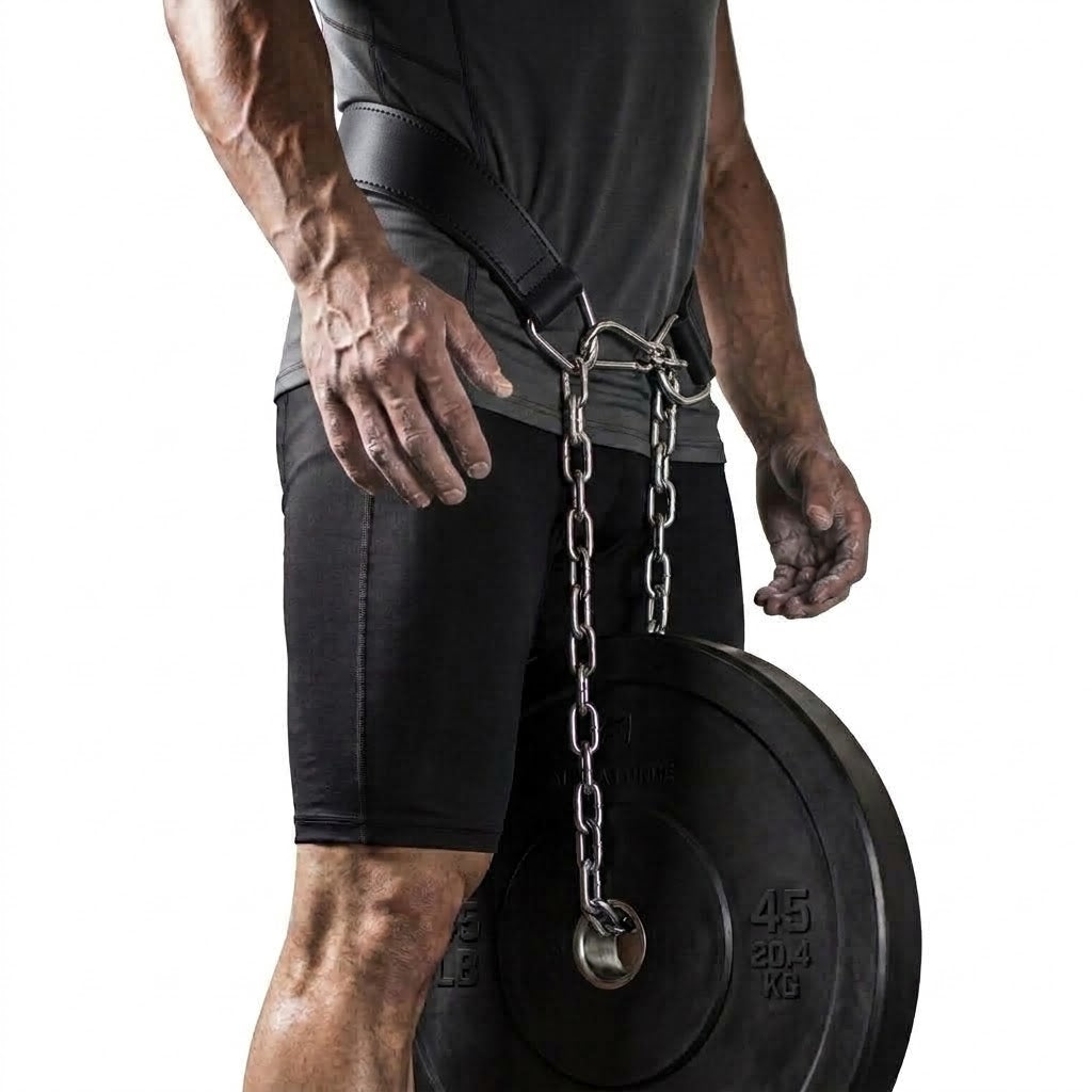 Premium Weighted Dip Belt with chains