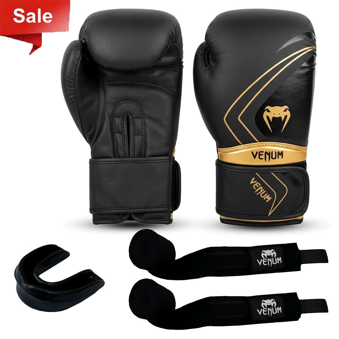Boxing Gloves + Hand Wraps + Mouthguard Offer