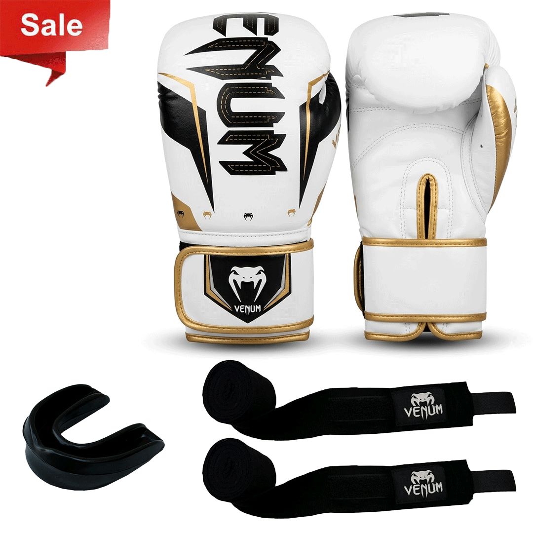 Boxing Gloves + Hand Wraps + Mouthguard Offer