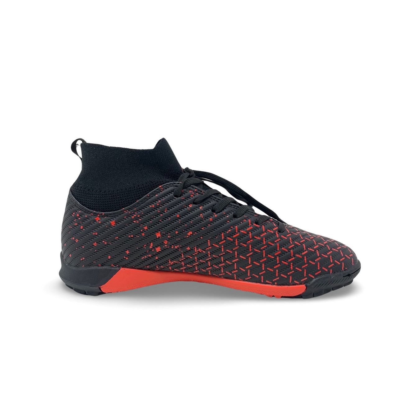 Original Oryx Football Shoes with Ankle Support (Black/Red)