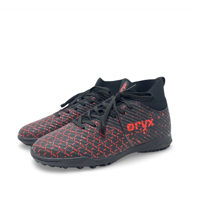 Original Oryx Football Shoes with Ankle Support (Black/Red)