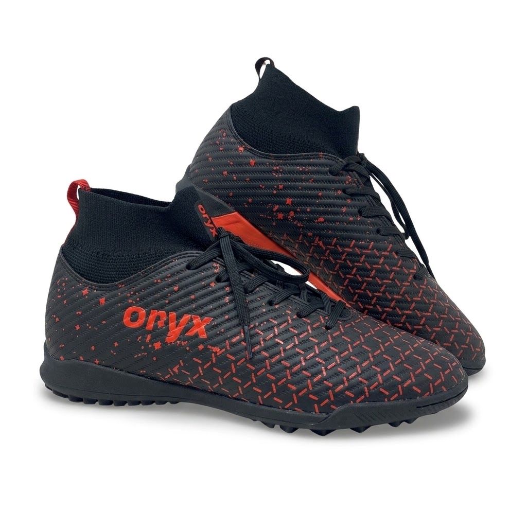 Original Oryx Football Shoes with Ankle Support (Black/Red)