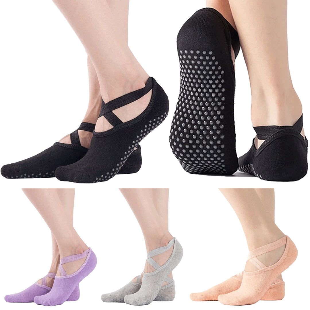 Pilates Non-Slip Grip Socks