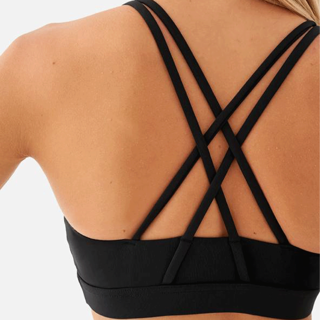 Medium Sports Bra (Black)