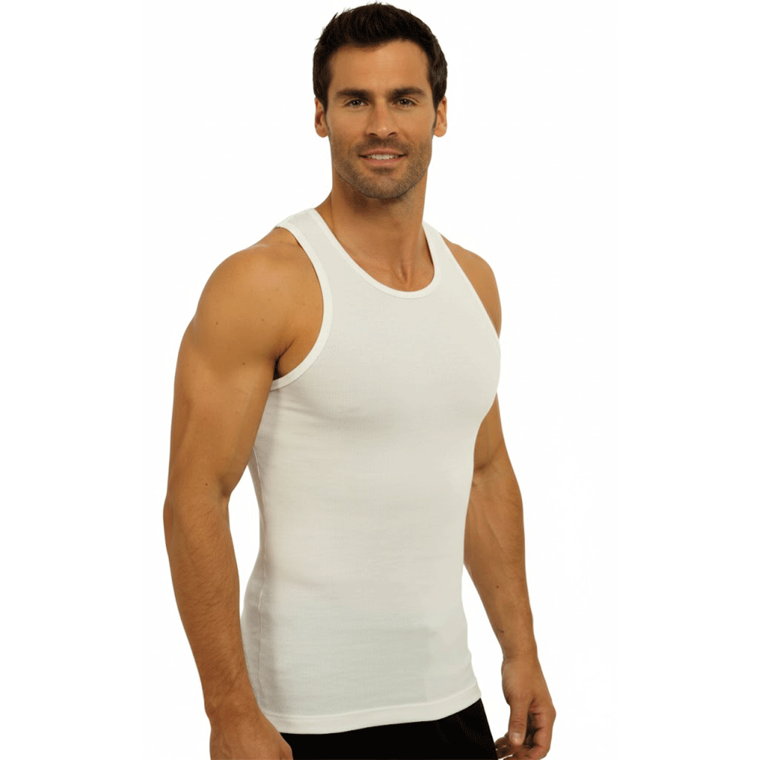 (2X) Cotton Undershirt (Men)