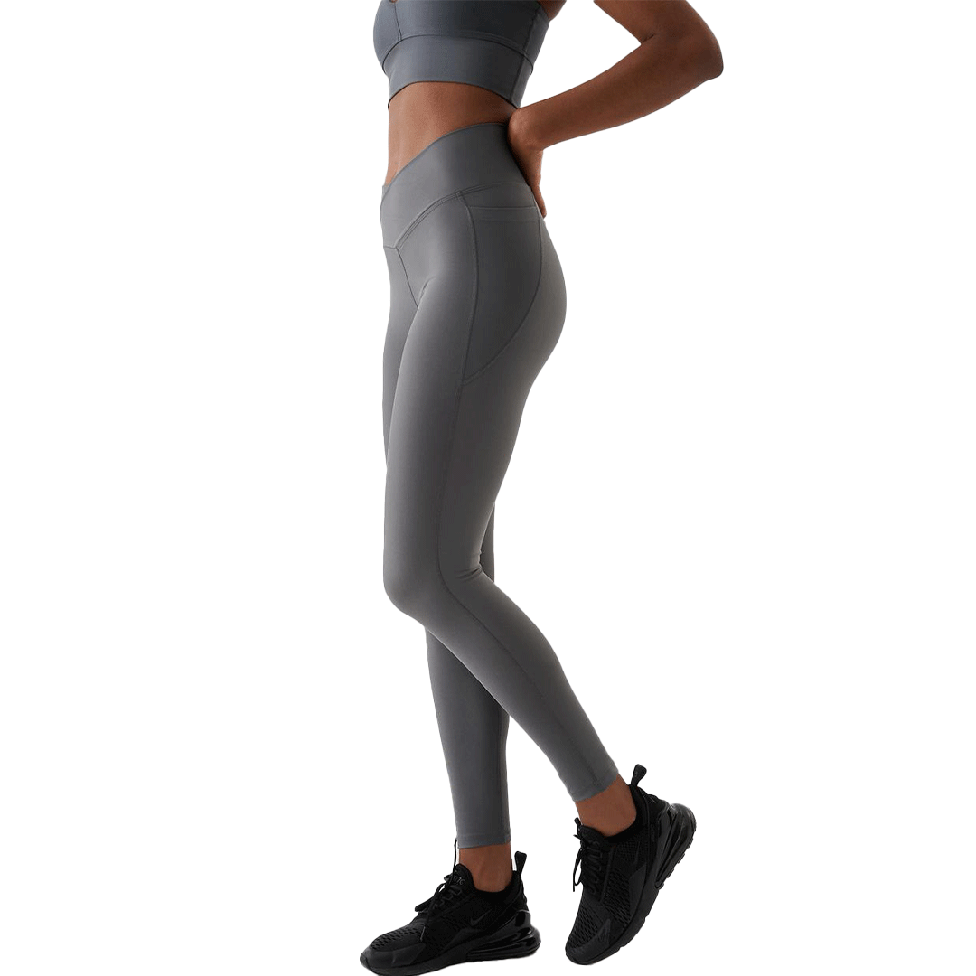 V-Belt Sports Leggings (Grey)