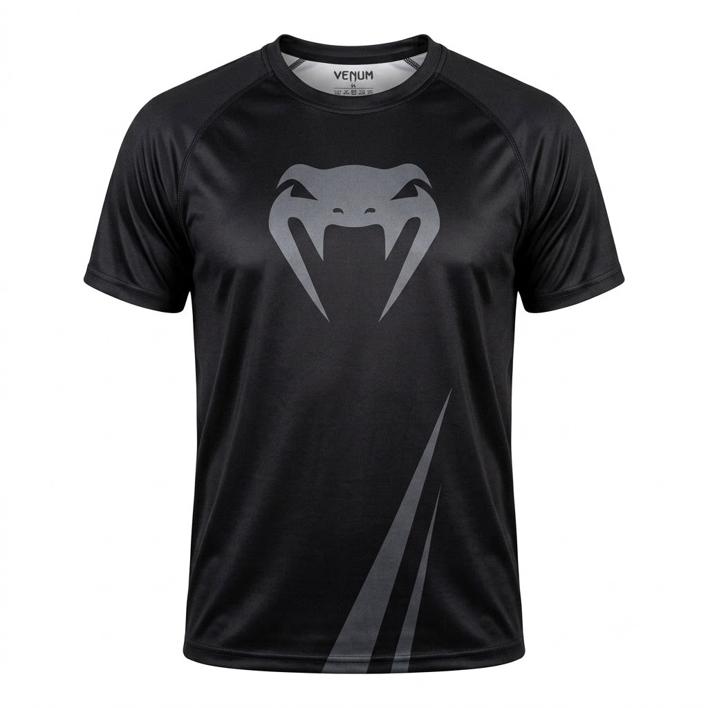 Martial Arts Boxing T-Shirt (Black/White)