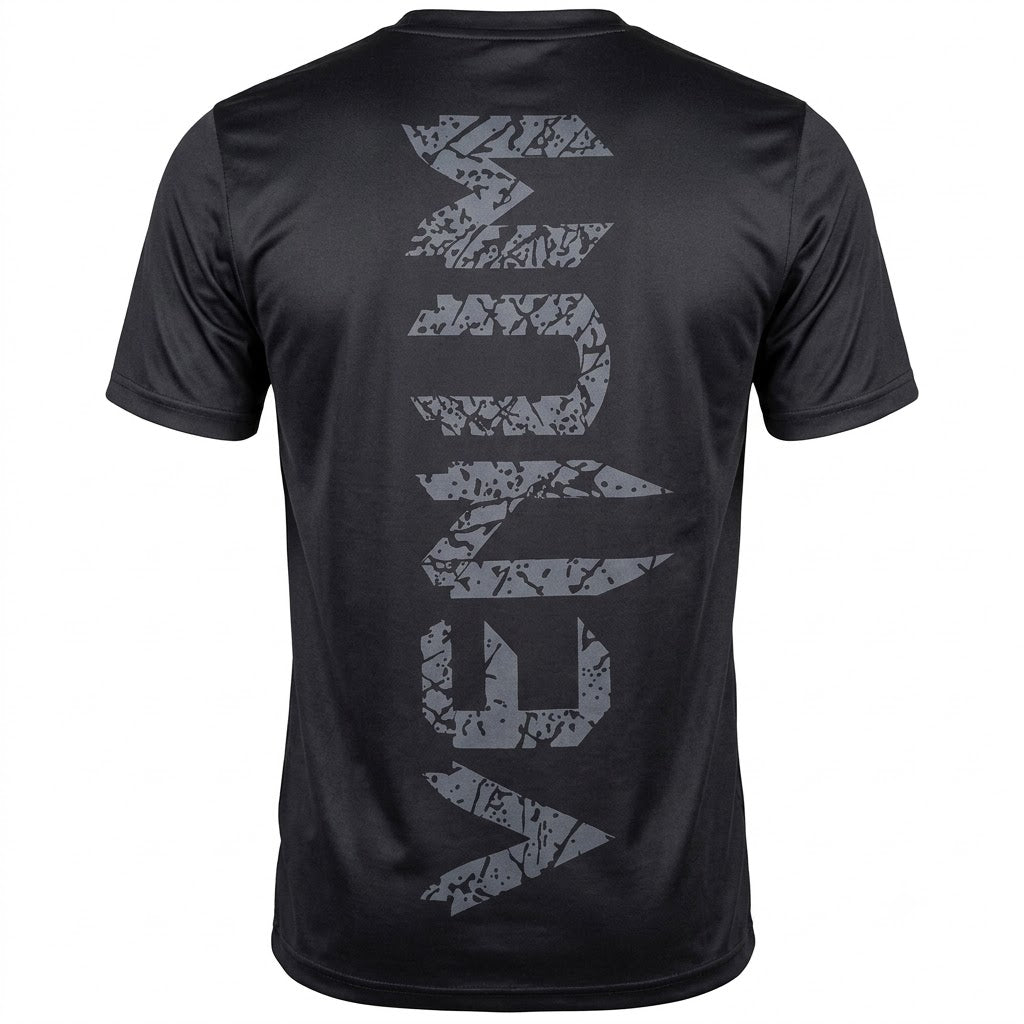 Martial Arts Boxing T-Shirt (Black/Grey Pointed)