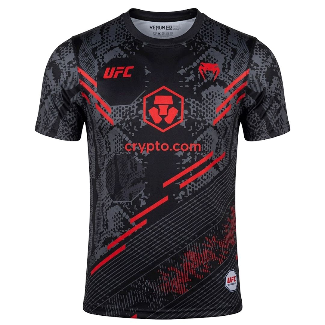 Martial Arts Boxing T-Shirt (Black/Red/Grey)