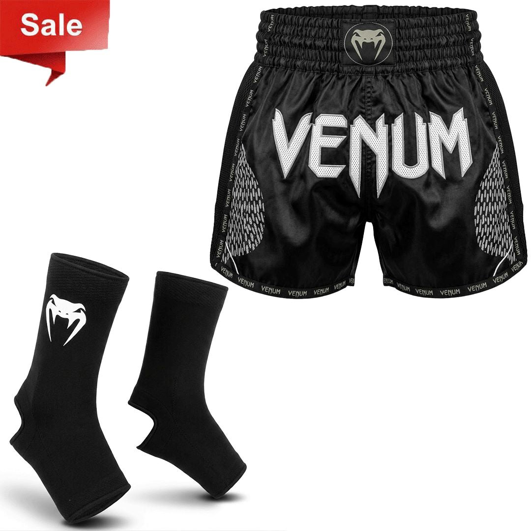 Martial Arts Boxing / Muay Thai Shorts + Ankle Sleeve Offer