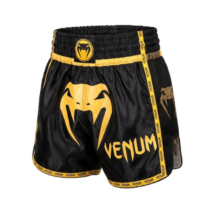 Martial Arts Boxing Shorts (Black/gold)