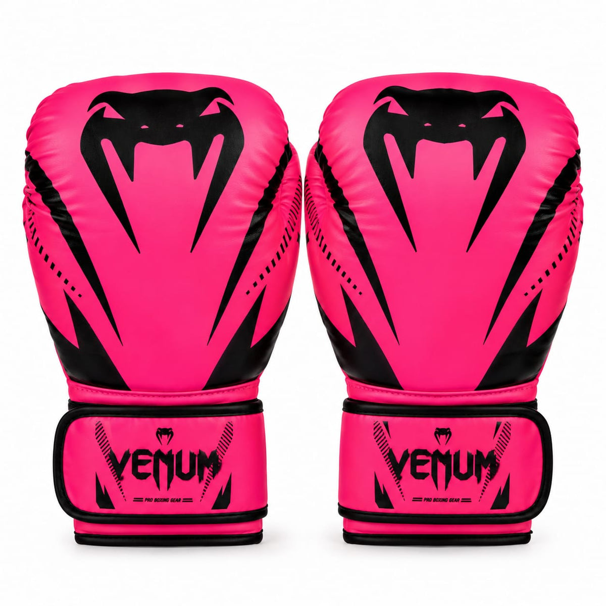 High Quality Boxing Gloves Pair (black/pink)
