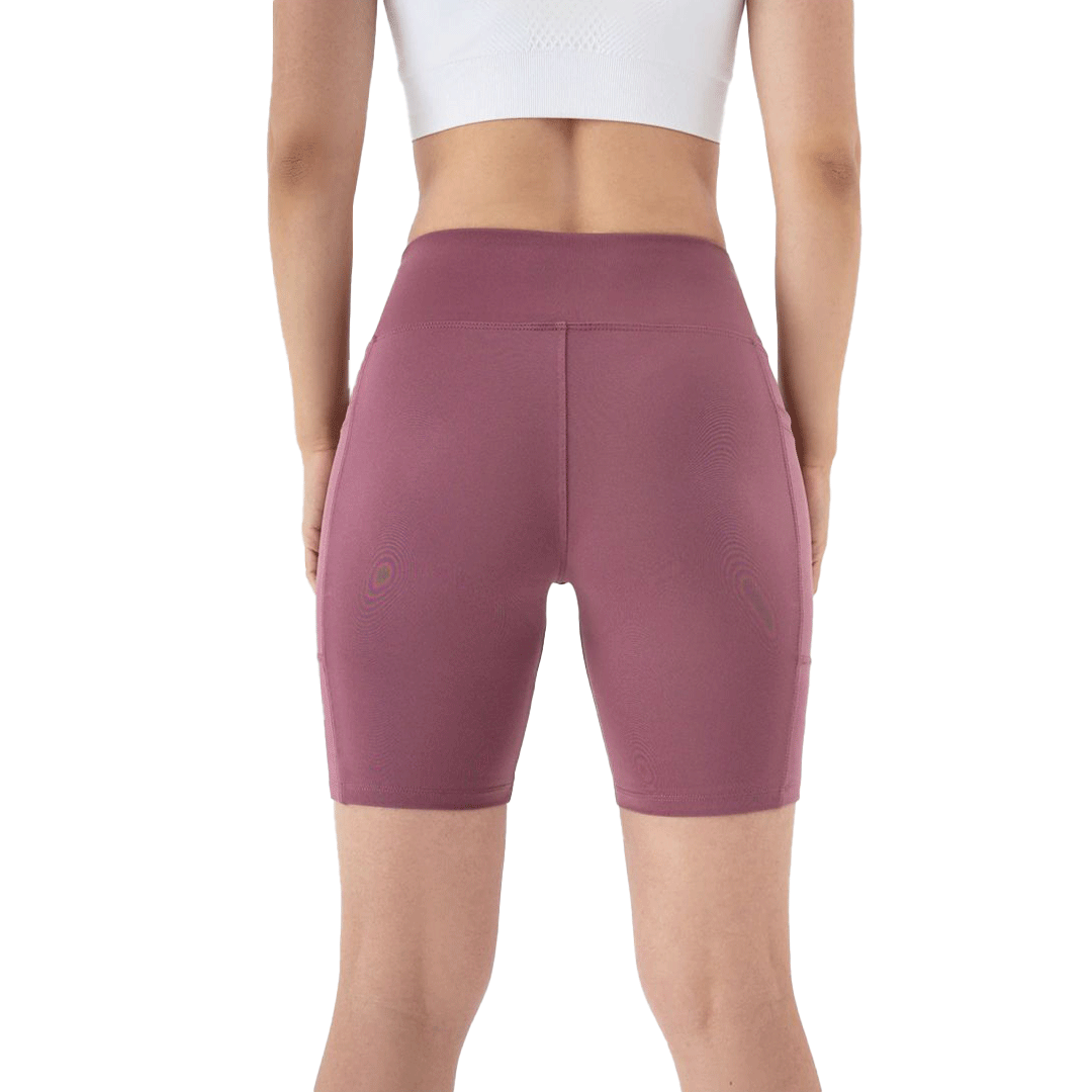 Biker Tights Pocket Shorts (Purple)