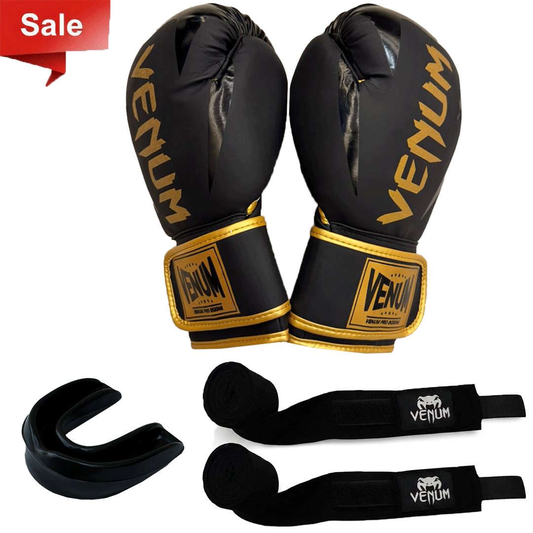 Boxing Gloves + Hand Wraps + Mouthguard Offer
