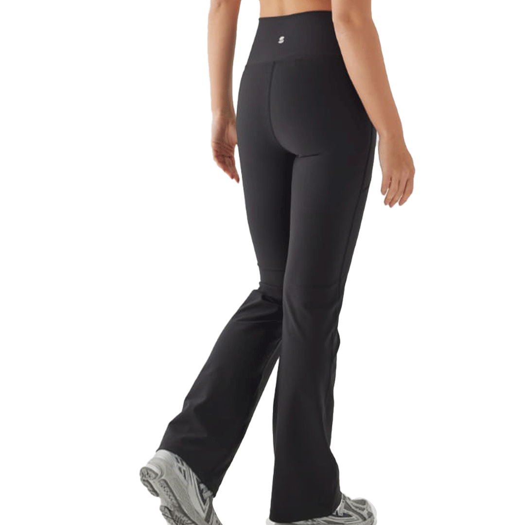 Flare Pocket Yoga Pants Black (women)