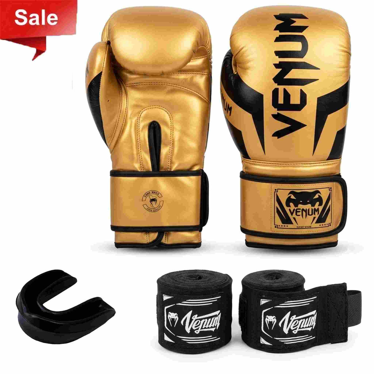 Boxing Gloves + Hand Wraps + Mouthguard Offer