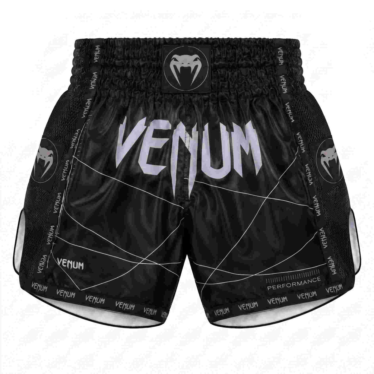 Martial Arts Boxing Shorts (Black/grey)