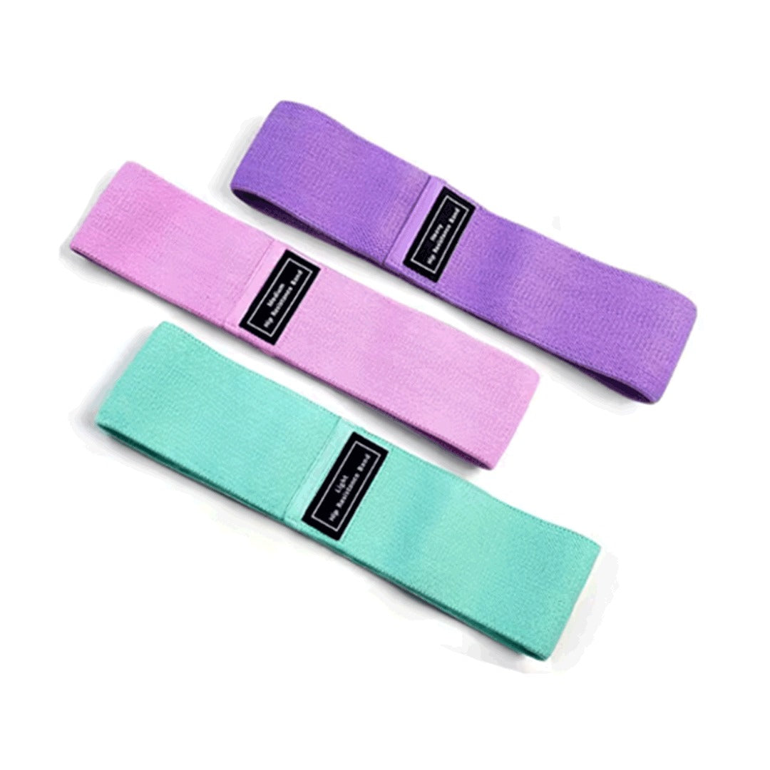 Home Workout Set (Pilates Ring + Cotton Resistance Bands + Yoga Mat)