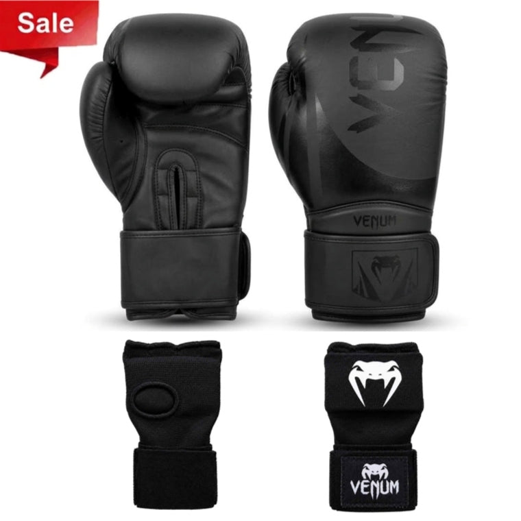 1 Pair Boxing Gloves + 1 Pair of Gel Wrap Gloves Offer