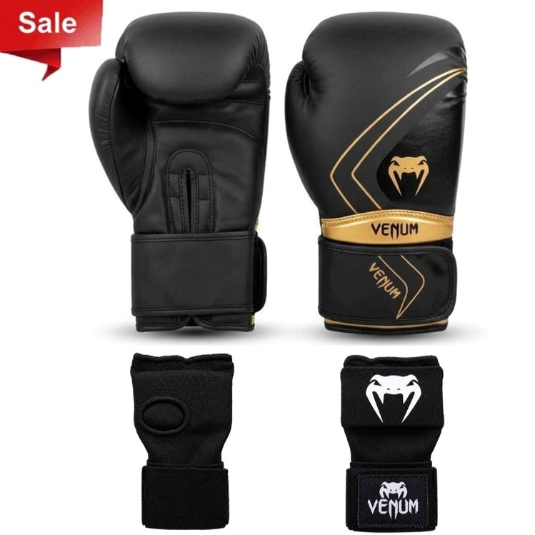 1 Pair Boxing Gloves + 1 Pair of Gel Wrap Gloves Offer