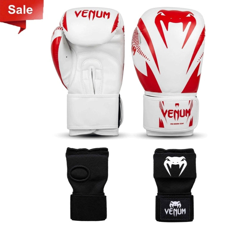 1 Pair Boxing Gloves + 1 Pair of Gel Wrap Gloves Offer
