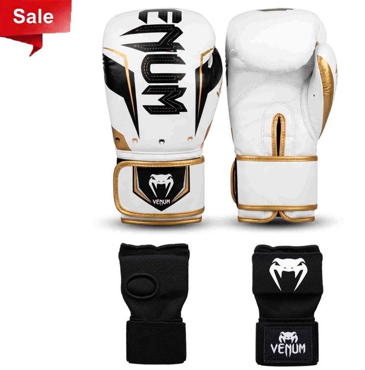 1 Pair Boxing Gloves + 1 Pair of Gel Wrap Gloves Offer