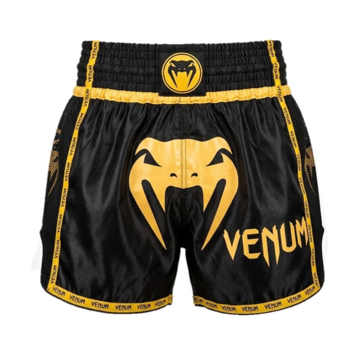 Martial Arts Boxing Shorts (Black/gold)