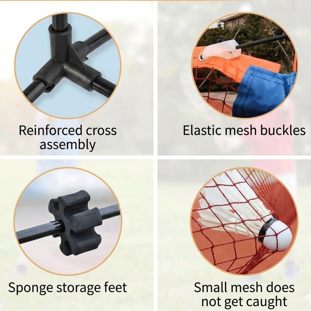 Foldable Badminton Net and Stand Official (3.1m*1.55m)