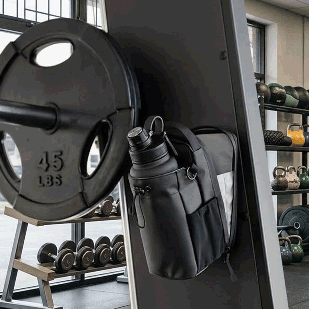 Magnetic Mini Gym Bag + 800ml Stainless Steel Bottle Offer
