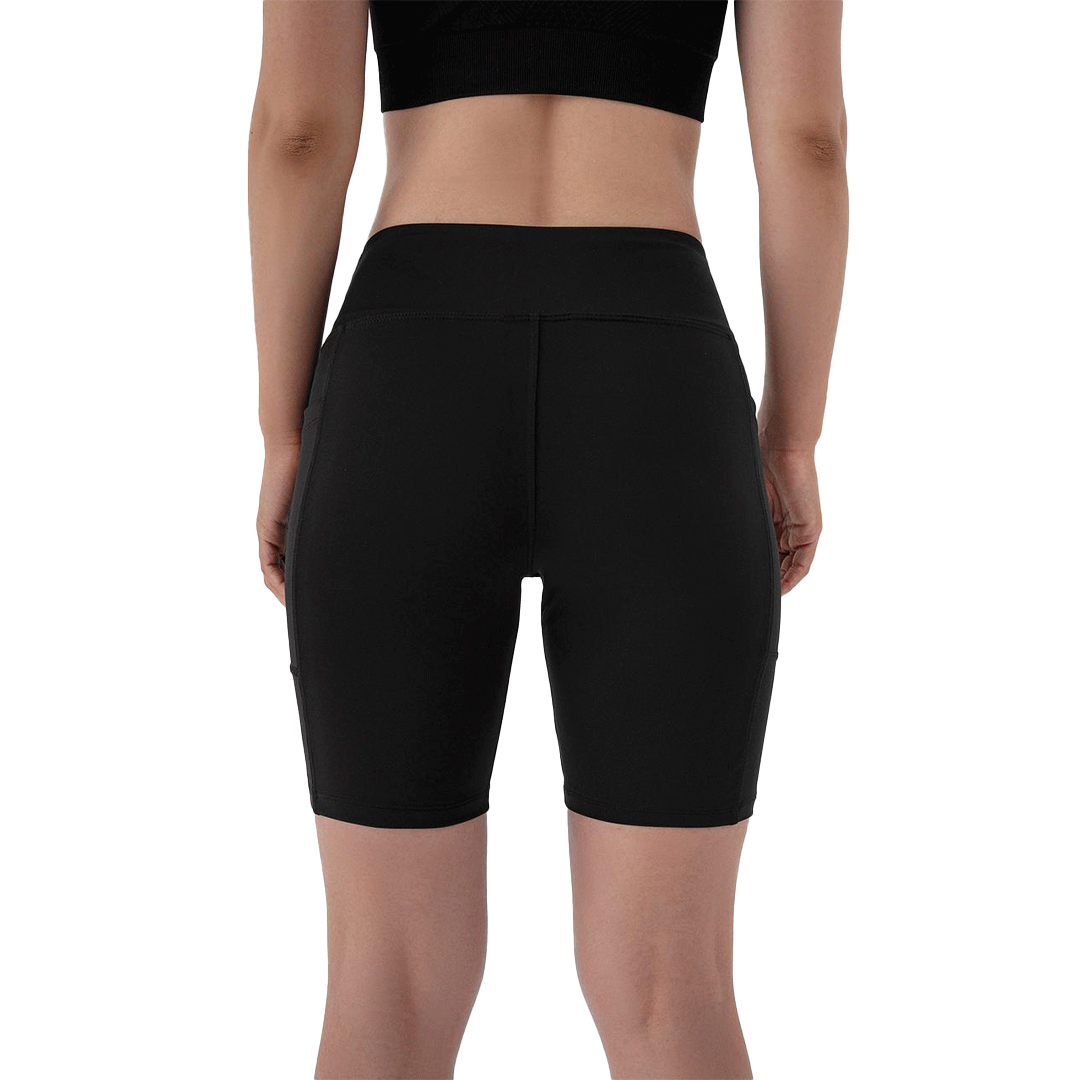 Biker Tights Pocket Shorts (Black)