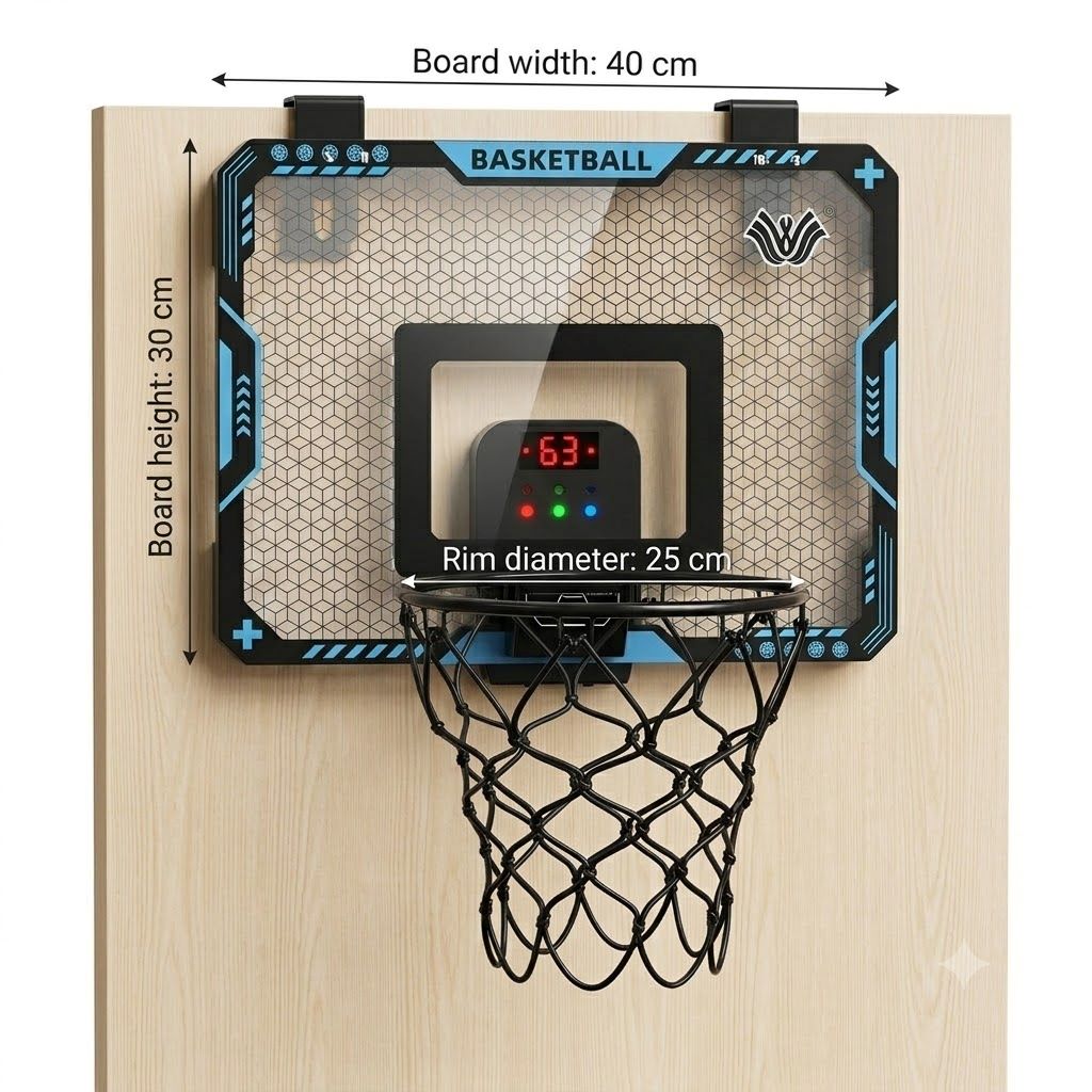 Indoor Basketball Mini Hook with Counter+ Board + Ball